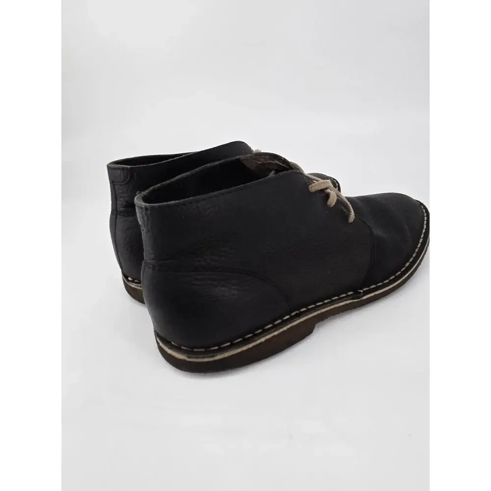 Seavees Three Eye Pebbled Leather Chukka Black Boot Dress Shoe Mens Sz 13 - Picture 4 of 12